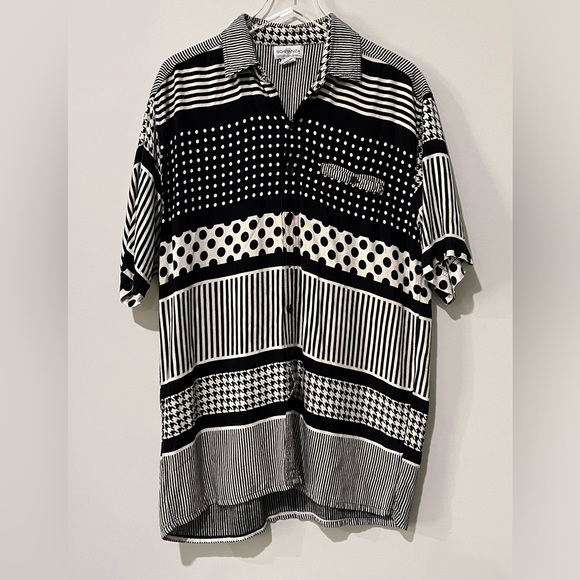 SOSTANZA Vintage Button Down Shirt Size Large - Picture 3 of 6